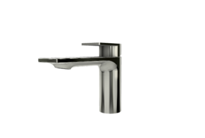 AQUABRASS - Alpha robinet de lavabo monotrou nickel poli