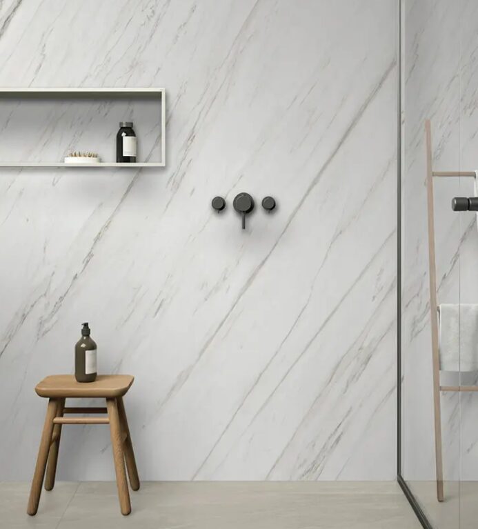 48 x 48 Majesto Calacatta Cremo Polished Rectifie Colorsync Porcelaine Tuile