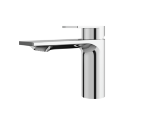 AQUABRASS - Alpha robinet de lavabo monotrou chrome poli