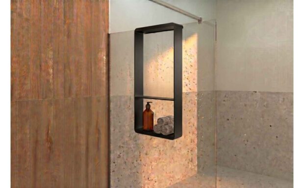 ODASS Shower niche - 22 5/8" x 10" - Bellot Black