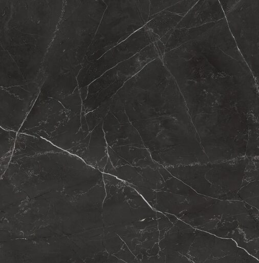 24 x 24 La Marca Nero Venato Tuile en Porcelaine Polie Rectifiée