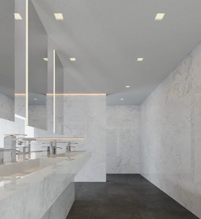 48 x 48 Majesto Bianco Gioia Honed Rectified Colorsync Porcelain Tile