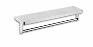 Aurea - Tablette porte-serviettes murale - Chrome