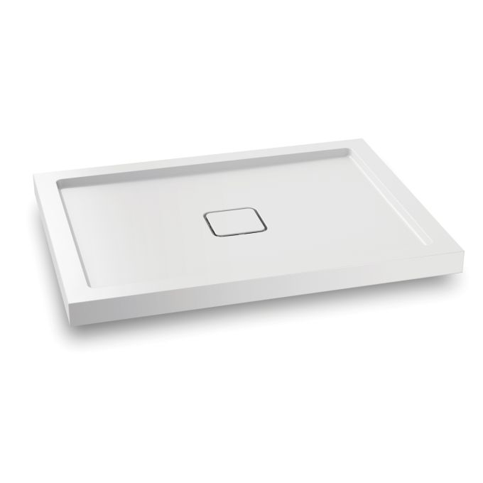 KALIA Kover™ Rectangular acrylic shower base 48” x 36” - Centered drain (Tiling flange kit included)