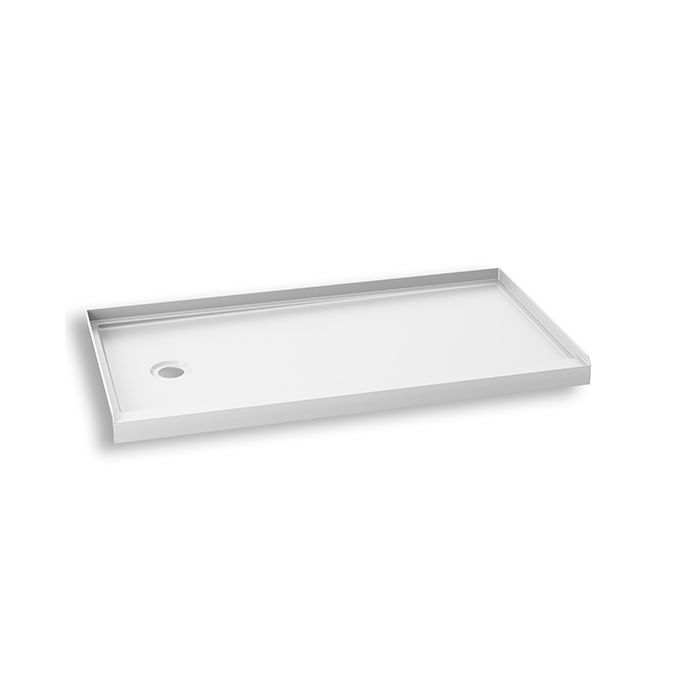 KALIA Koncept™ 60x30 Base de douche rectangulaire en acrylique ALCOVE 60” x 30” - Drain à gauche