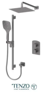 TENZO DELANO Ensemble T-Box Delano 2 Fonctions Thermo Fini Graphite, Valve Incluse