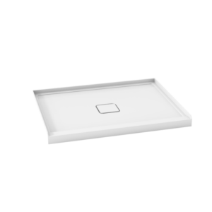 KALIA Kover? Base de douche rectangulaire en acrylique ALCOVE 48” x 36” anti-fuite - Drain central