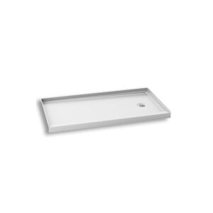KALIA Koncept™ 60x32 Base de douche rectangulaire en acrylique ALCOVE 60” x 32” - Drain à droite