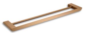 Vasco - Porte-serviettes double murale 23" - cuivre brossé