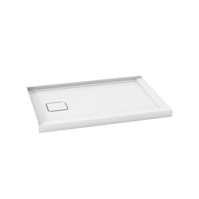 KALIA Kover™ 48x32 base de douche rectangulaire Drain à gauche