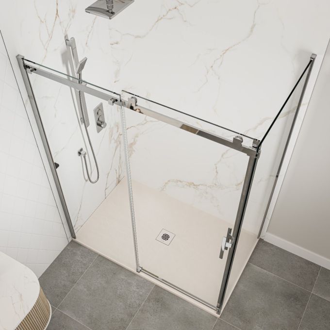 KALIA LAUZA Base de douche en Castylat™ - 48” x 36” - Sable Lisse