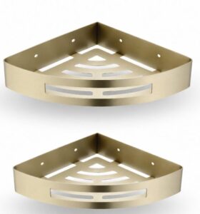 Austral - Tablettes en coin - or champagne