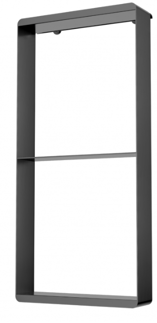Iona - Niche de douche Nano - 30" x 14" - noir métallisé brossé