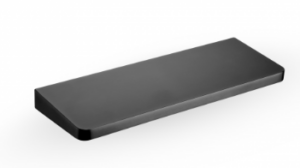 Muse - Wall-mounted shelf - Brushed Gunmetal