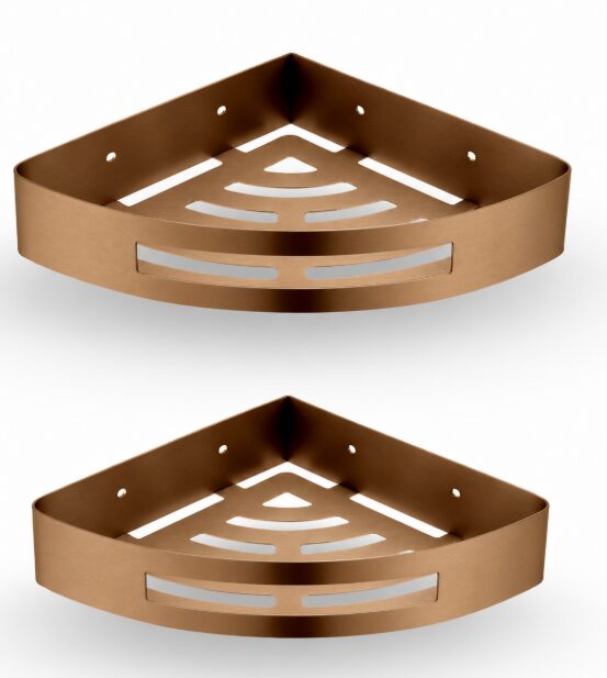 Austral - Tablettes en coin - cuivre brossé