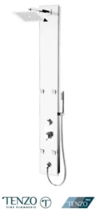 TENZO PRO EVOLO Colonne de douche 3 fonctions  en blanc