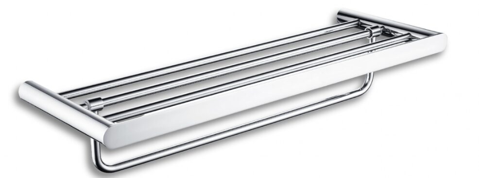 Nova - ablette porte-serviettes murale 23" - chrome