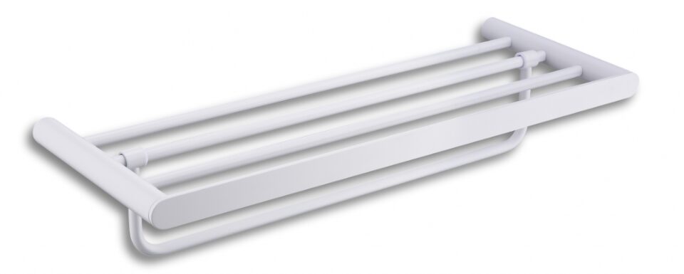 Nova - Tablette porte-serviettes murale 23" - blanc mat