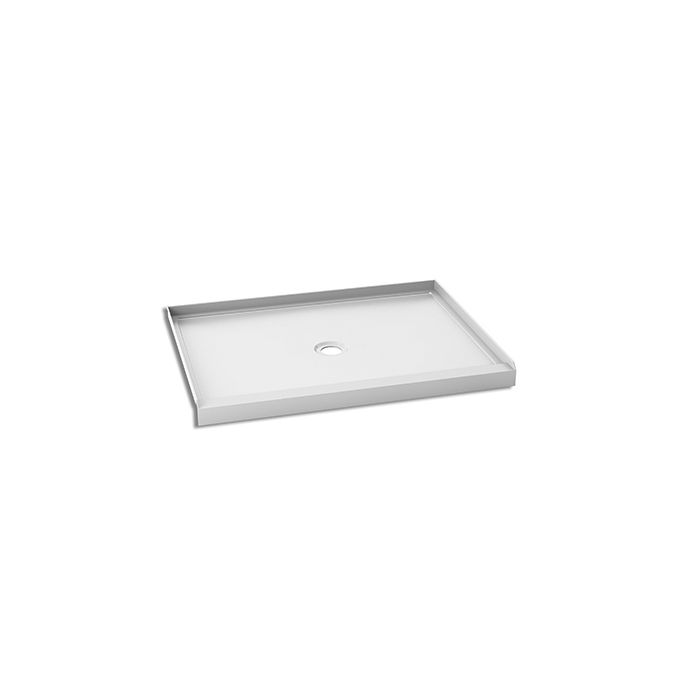KALIA Koncept™ Base de douche rectangulaire en acrylique ALCOVE 48” x 36” - Drain central