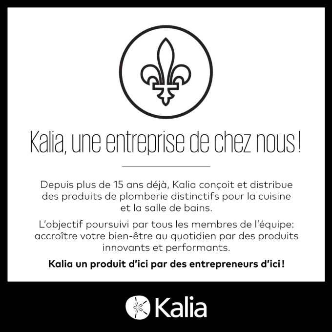 KALIA Kover™ Base de douche rectangulaire en acrylique 48” x 36” antifuite - Drain central, INSTALLATION MUR À GAUCHE