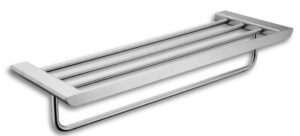Vasco - Tablette porte-serviettes murale 23" - brossée