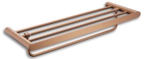 Nova - Tablette porte-serviettes murale 23" - cuivre brossé